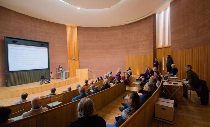 The Sheppard Theatre is a 150 seat auditorium